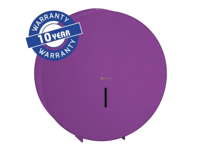 MERIDA STELLA VIOLET LINE MEGA toilet paper dispenser, max. roll diameter 28 cm, violet